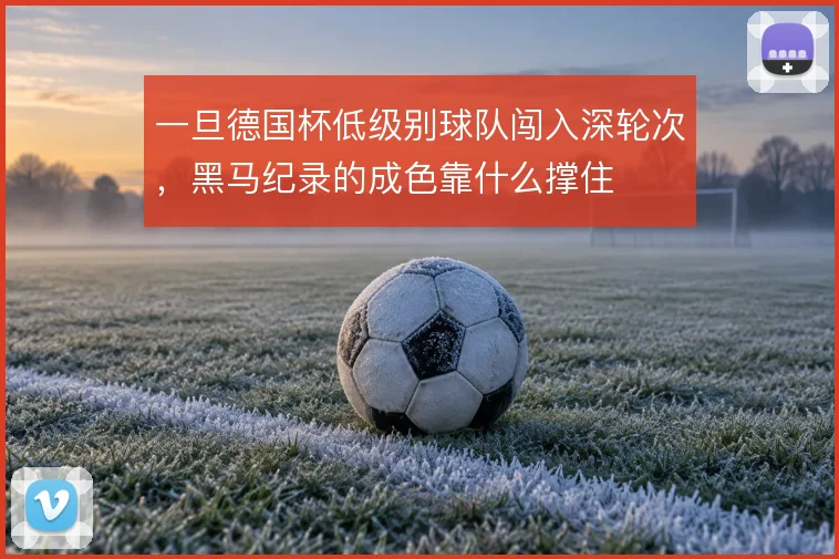 一旦德国杯低级别球队闯入深轮次,黑马纪录的成色靠什么撑住
